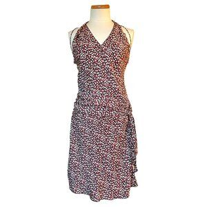 Strenesse BLUE Vintage Silk Floral Print Dress 6